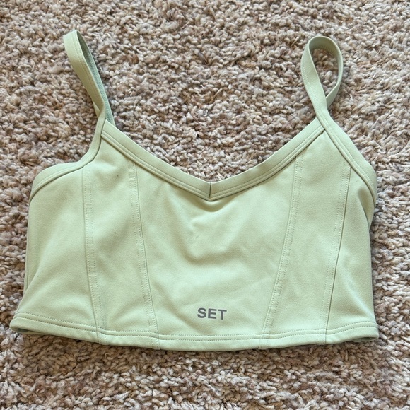 SET Active Other - SET Active Light Green Bralette